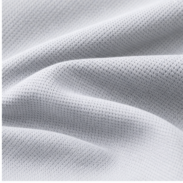 Breathable quick dry performance polo shirt fabric texture detail