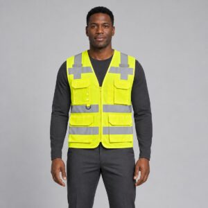 Multi-Pocket Hi-Vis Safety Vest - NWAN studio