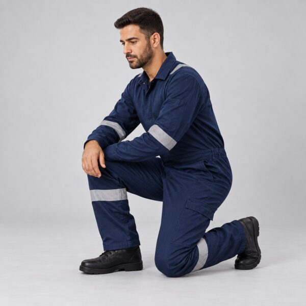 Flame-Retardant Anti-Static Industrial Coverall