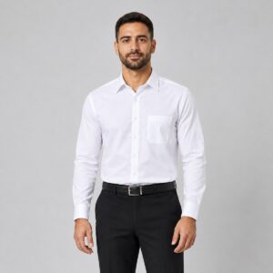 Custom White Corporate Dress Shirts - NWAN studio