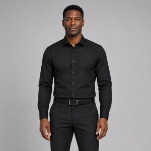 Custom Black Corporate Dress Shirts - NWAN studio