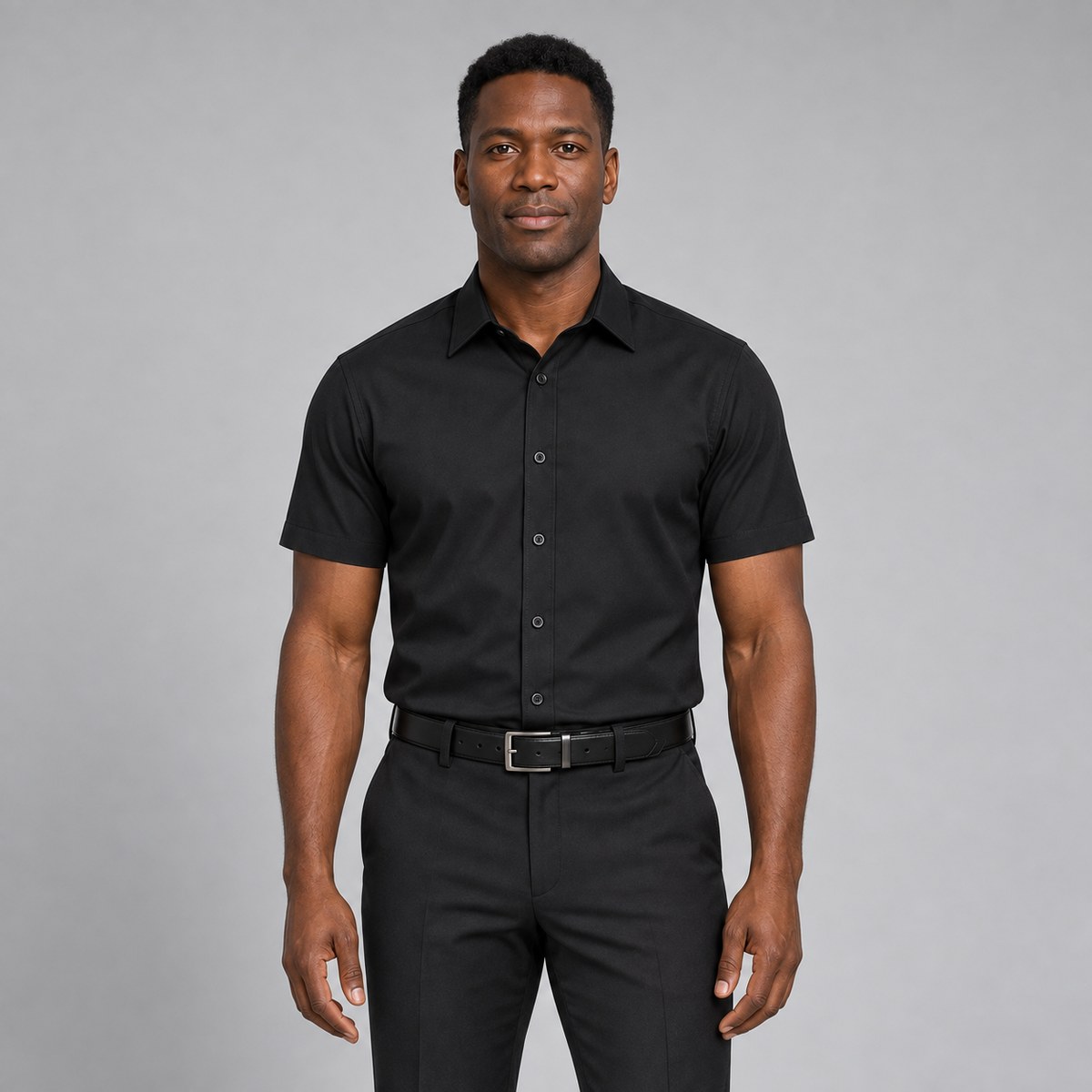 Custom Black Corporate Dress Shirts - NWAN studio