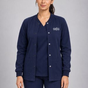 Custom Healthcare Scrub Jackets for Clinic Teams - NWAN studio