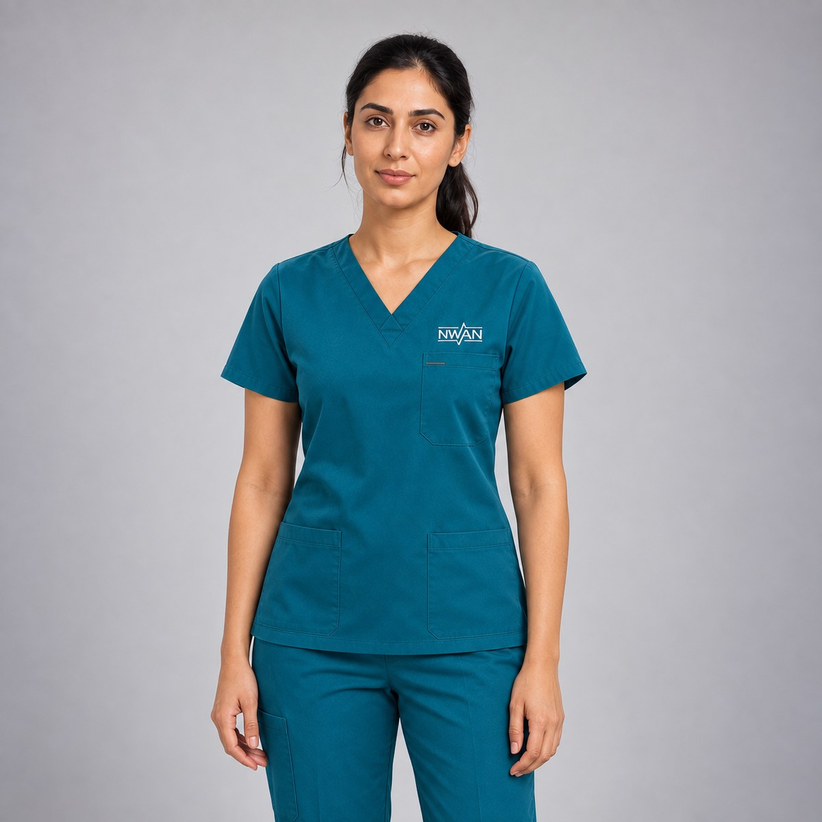 Custom Healthcare Scrub Sets with Embroidered Logo - NWAN studio