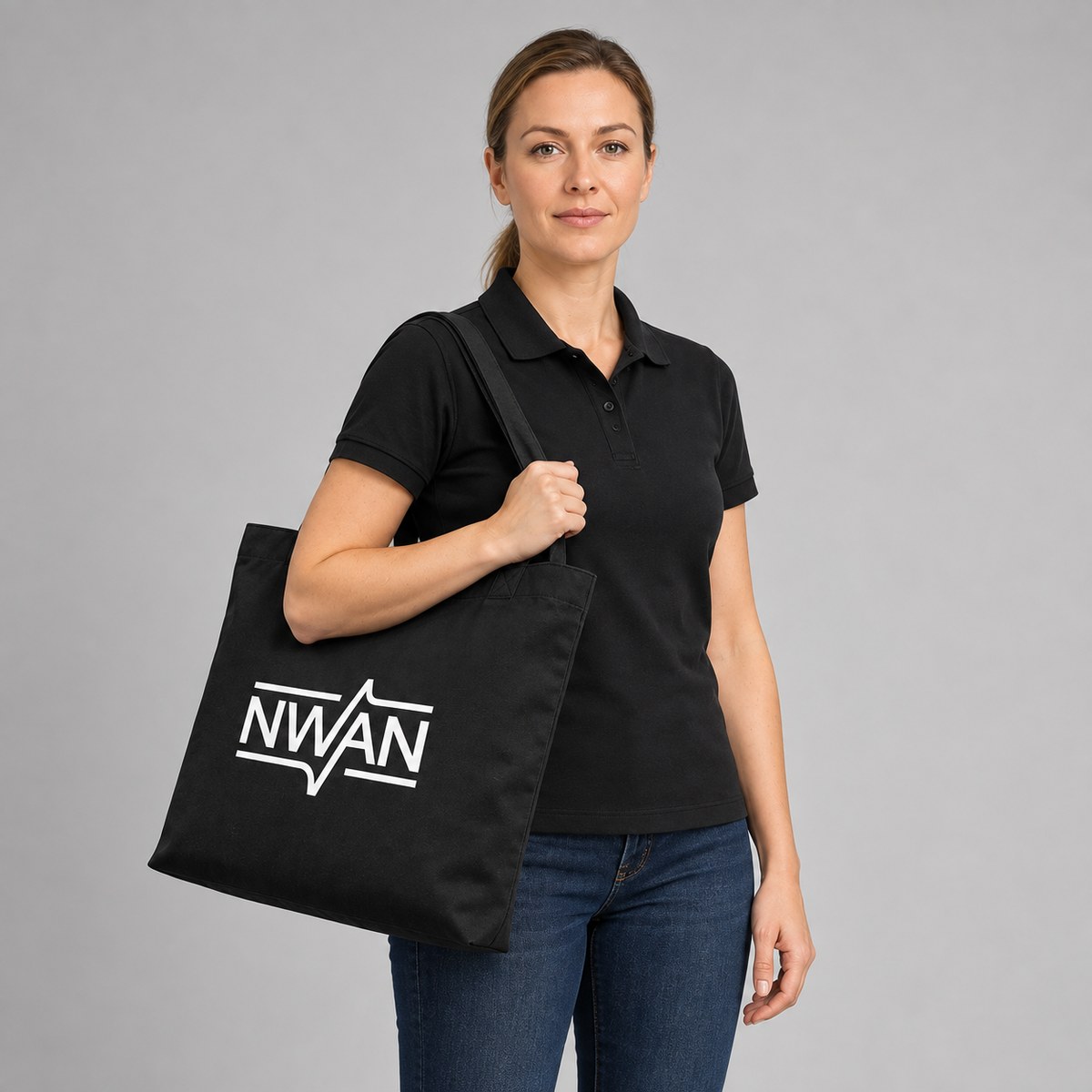 Custom Logo Tote Bags for Events and Staff Kits - NWAN studio