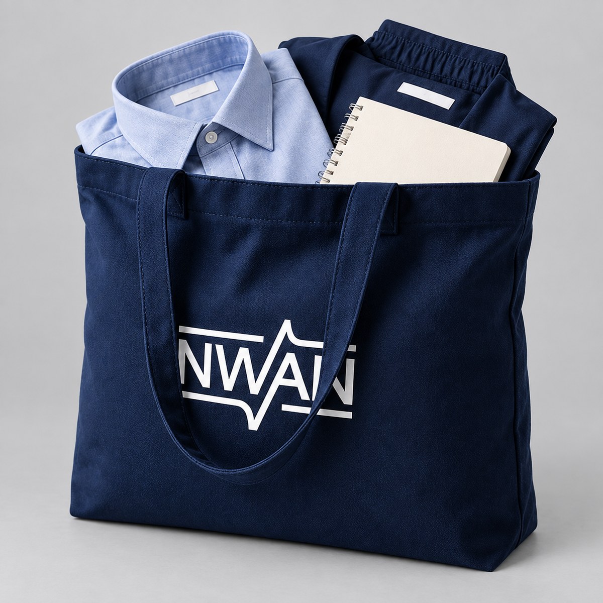 Custom Logo Tote Bags for Events and Staff Kits - NWAN studio