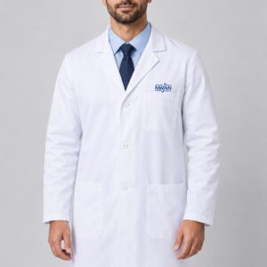 Custom Medical Lab Coats with Logo Embroidery - NWAN studio