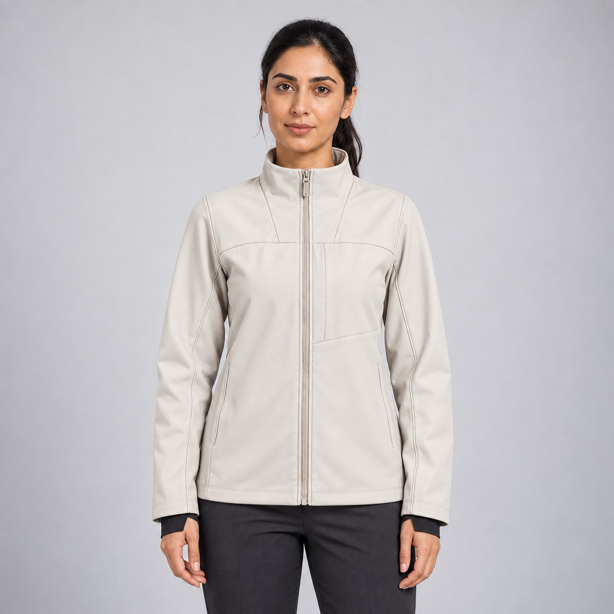 Custom Stand-Collar Softshell Jackets for Corporate Teams