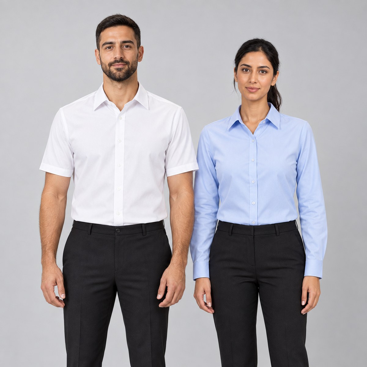 Wrinkle-Resistant Hotel Staff Dress Shirts - NWAN studio